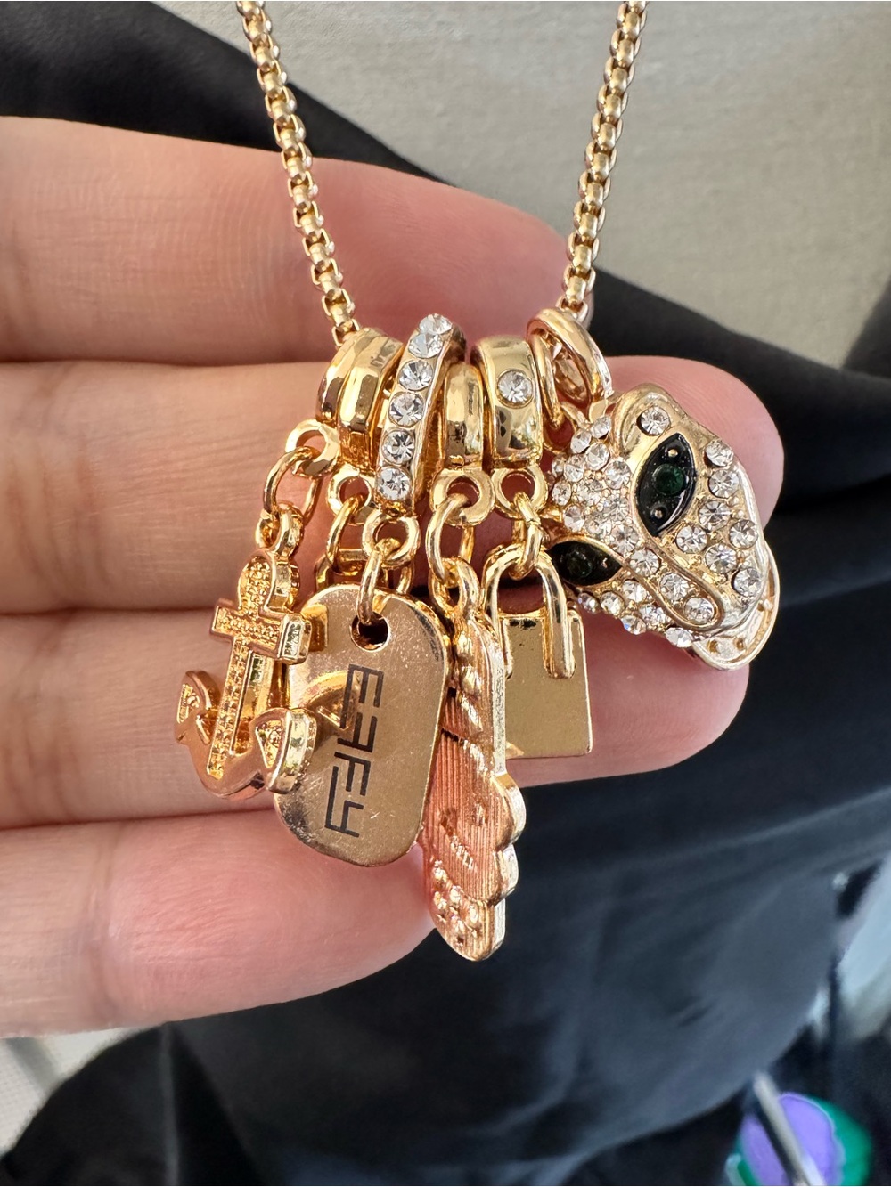 Effy CUNARD cruise Collection Multi Charm Pendant Necklace